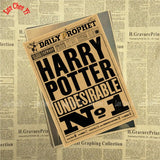 Harry Potter Academy of Magic retro  Kraft Paper Poster