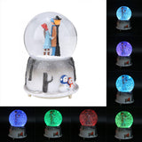 Night Light Music Box Snow Globe