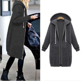 Long Coat Sweatshirt