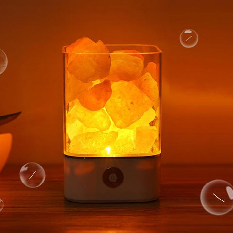 Crystal Light Lamp with Air Purifier